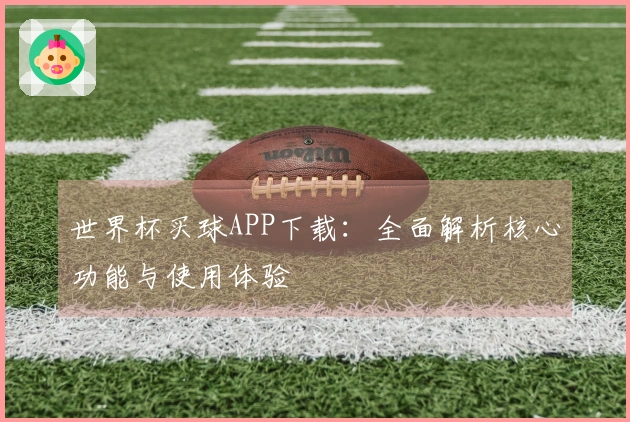 世界杯买球APP下载：全面解析核心功能与使用体验
